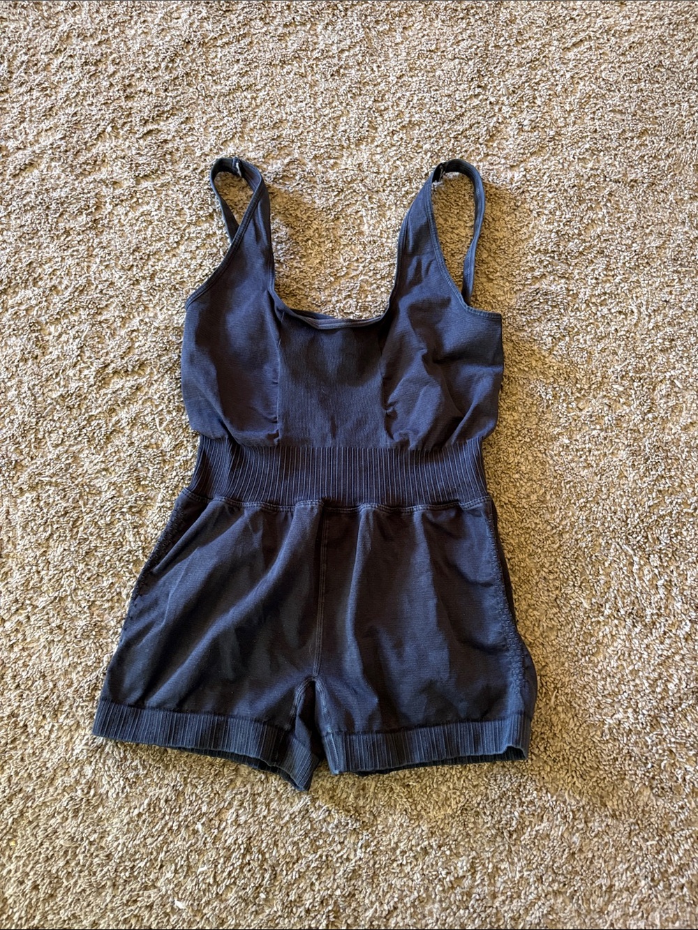 Free People Ribbed Athletic Romper